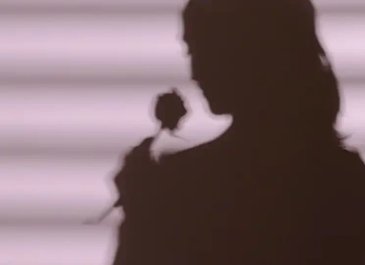 A blurred silhouette of a person, symbolizing past trauma or a fear, which EMDR therapy helps process without re-triggering