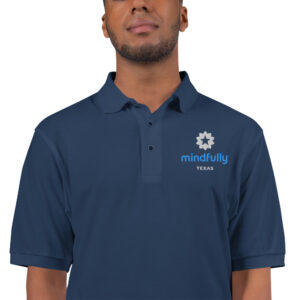 Mindfully Texas Men's Premium Polo
