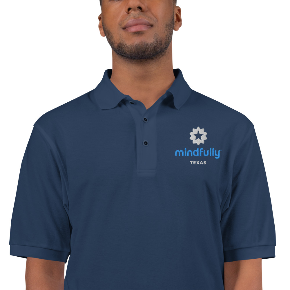 Mindfully Texas Men's Premium Polo