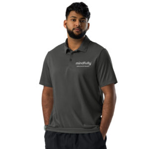 Mindfully Behavioral Health - adidas space-dyed polo